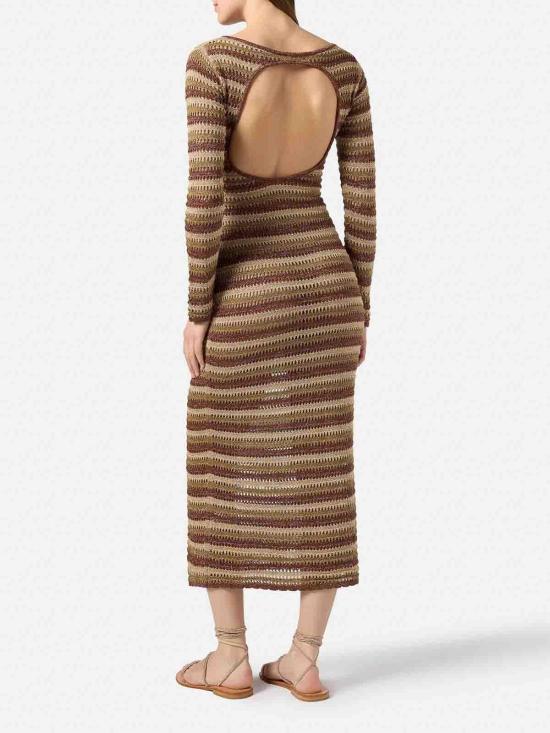 26SS 세인트바쓰 롱 원피스 RYN000100492L BROWN - MC2 SAINT BARTH