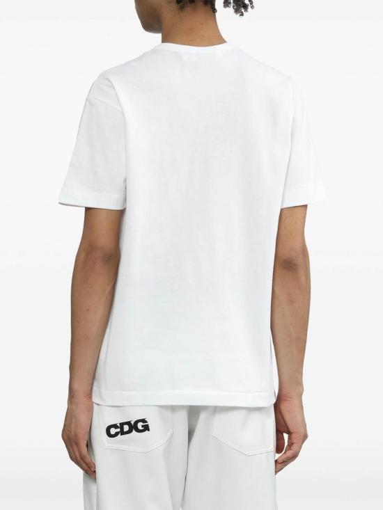 26SS 꼼데가르송 반팔 티셔츠 AXT0261 White - COMME DES GARCONS