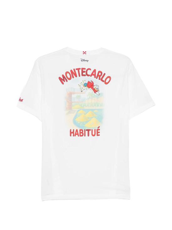 26SS 세인트바쓰 반팔 티셔츠 PRL000204208L White - MC2 SAINT BARTH