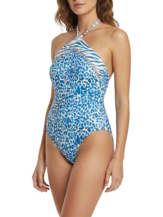 26SS 세인트바쓰 원피스 수영복 MRYE00109091L Light Blue - MC2 SAINT BARTH