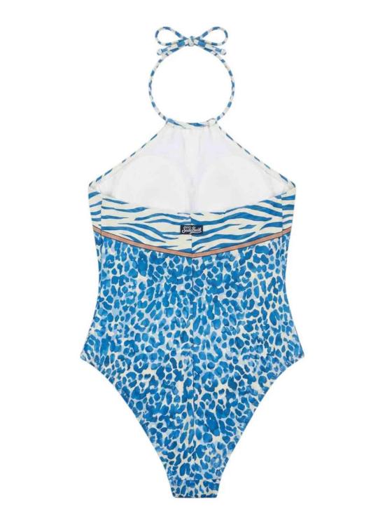 26SS 세인트바쓰 원피스 수영복 MRYE00109091L Light Blue - MC2 SAINT BARTH