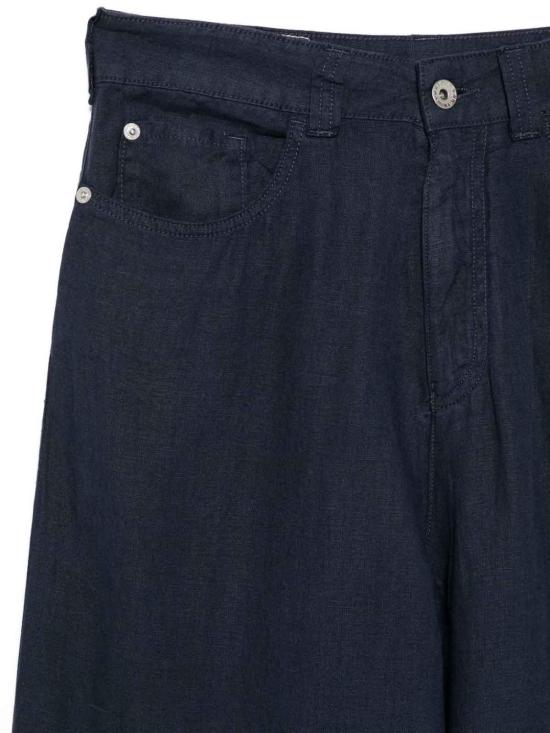 26SS 엠포리오 아르마니 스트레이트 팬츠 EW000749AF12679MB010 Blue - EMPORIO ARMANI