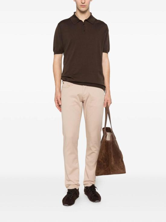 26SS 엠포리오 아르마니 스트레이트 팬츠 EM000121AF22611U1041 Beige - EMPORIO ARMANI