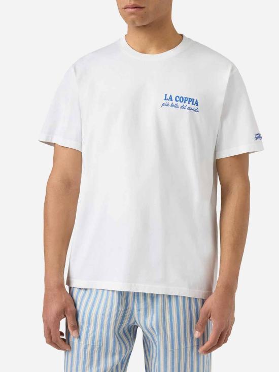 26SS 세인트바쓰 반팔 티셔츠 PRL000204568L White - MC2 SAINT BARTH