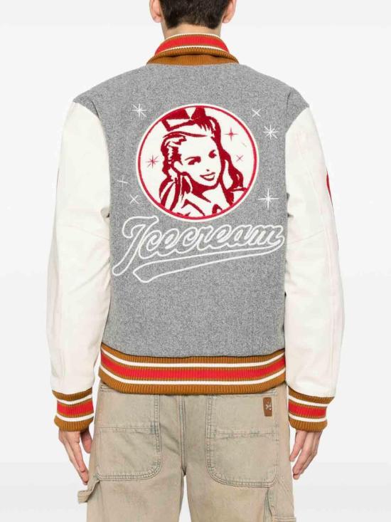 26SS 아이스크림 봄버 자켓 ICOU26201 Grey - ICECREAM