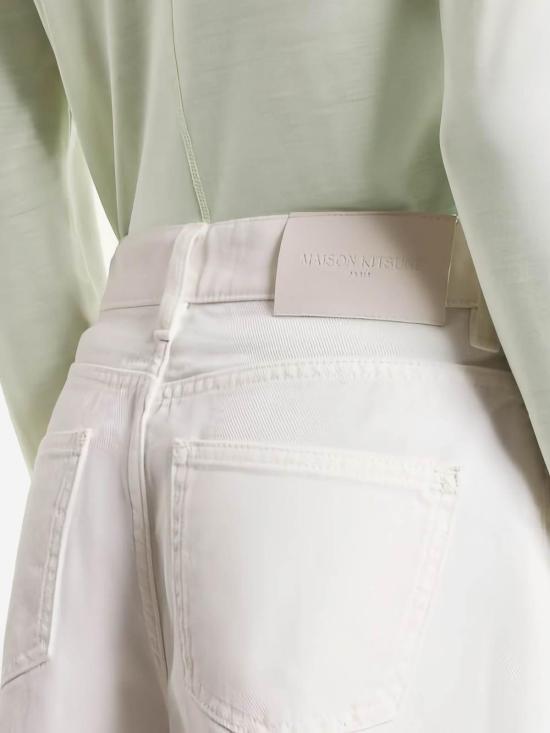26SS 메종키츠네 숏팬츠 QW01401WD40240443 Cream - MAISON KITSUNE