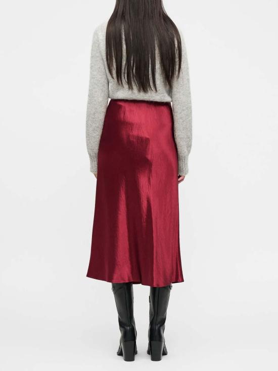 26SS 막스마라 롱 스커트 2616101017600010 Dark Red - MAX MARA