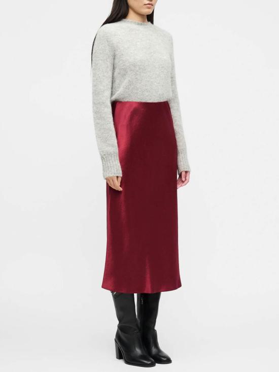 26SS 막스마라 롱 스커트 2616101017600010 Dark Red - MAX MARA