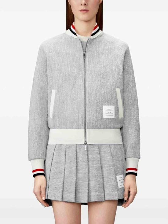 26FW 톰브라운 봄버 자켓 FJT436AJ0194055 Grey - THOM BROWNE