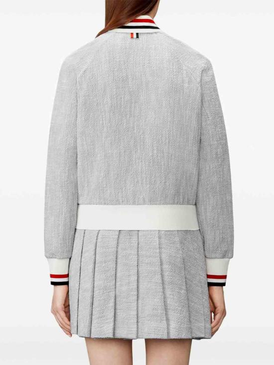 26FW 톰브라운 봄버 자켓 FJT436AJ0194055 Grey - THOM BROWNE