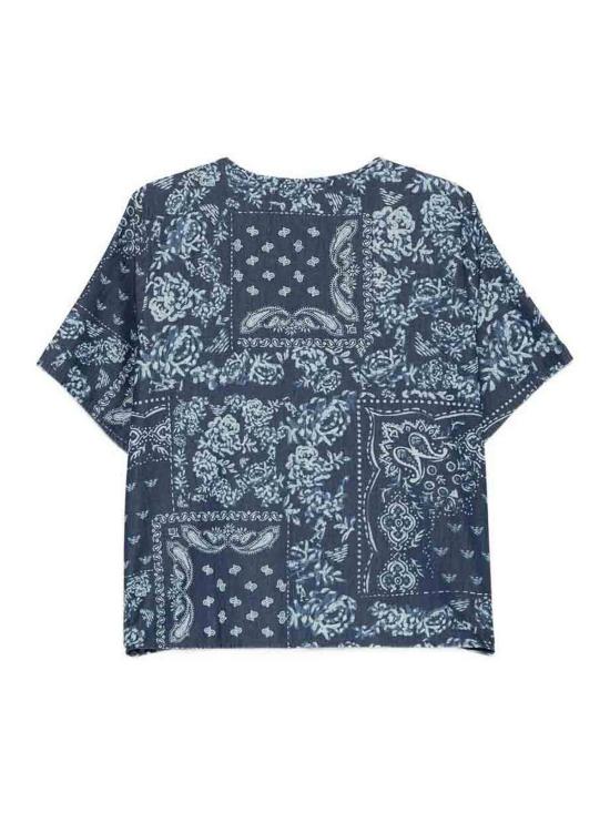 26SS 엠포리오 아르마니 반팔 티셔츠 EW003486AF21079FB002 Blue - EMPORIO ARMANI
