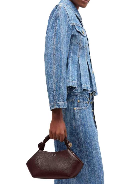 26FW 가니 그레인드 스몰 부백 A7274979 Brown - GANNI