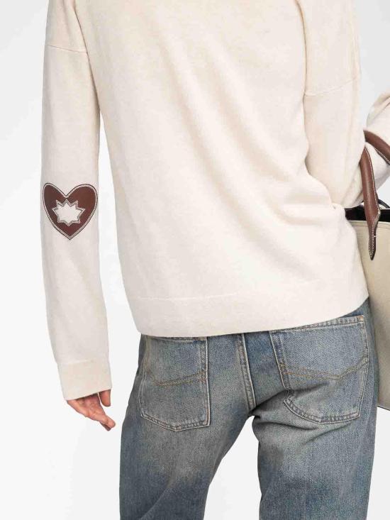 25FW 자딕앤볼테르 탑 KWSW02816ECRU Light Beige - ZADIG & VOLTAIRE