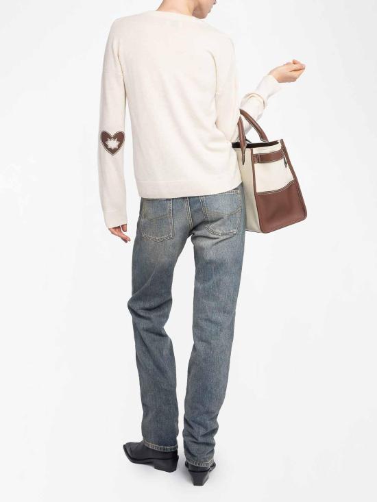 25FW 자딕앤볼테르 탑 KWSW02816ECRU Light Beige - ZADIG & VOLTAIRE