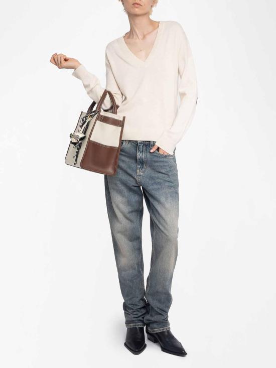 25FW 자딕앤볼테르 탑 KWSW02816ECRU Light Beige - ZADIG & VOLTAIRE
