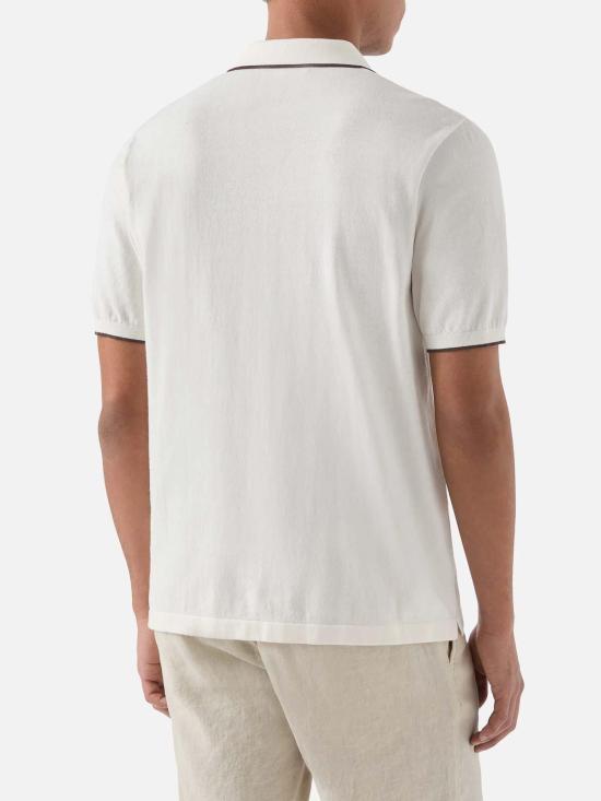 26SS 세인트바쓰 폴로 티셔츠 SLO001400095L Cream - MC2 SAINT BARTH