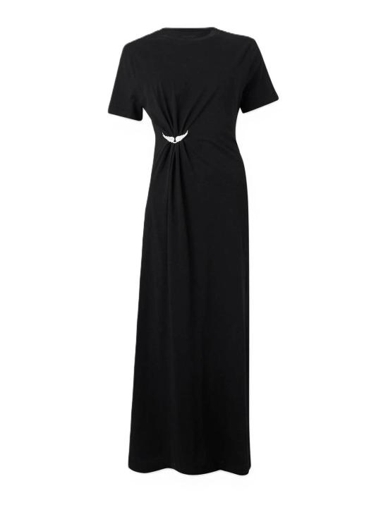 26SS 자딕앤볼테르 롱 원피스 JWDR01133BLACK
