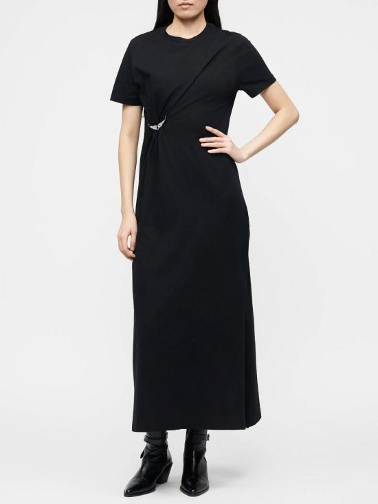 26SS 자딕앤볼테르 롱 원피스 JWDR01133BLACK - ZADIG & VOLTAIRE