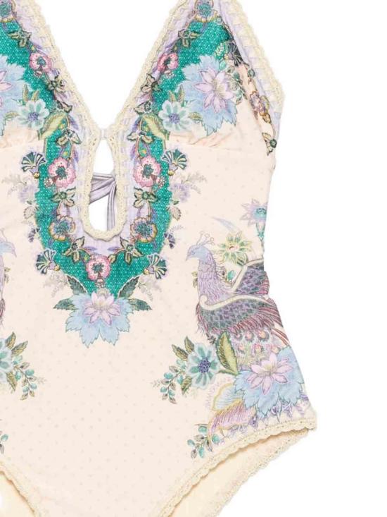 26FW 짐머만 원피스 수영복 8004WSS262CSCFL Cream - ZIMMERMANN