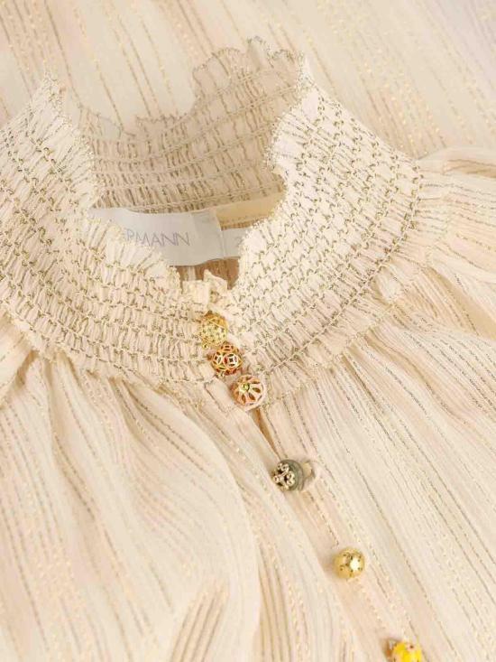 26FW 짐머만 블라우스 9074TSS261CRM Beige - ZIMMERMANN
