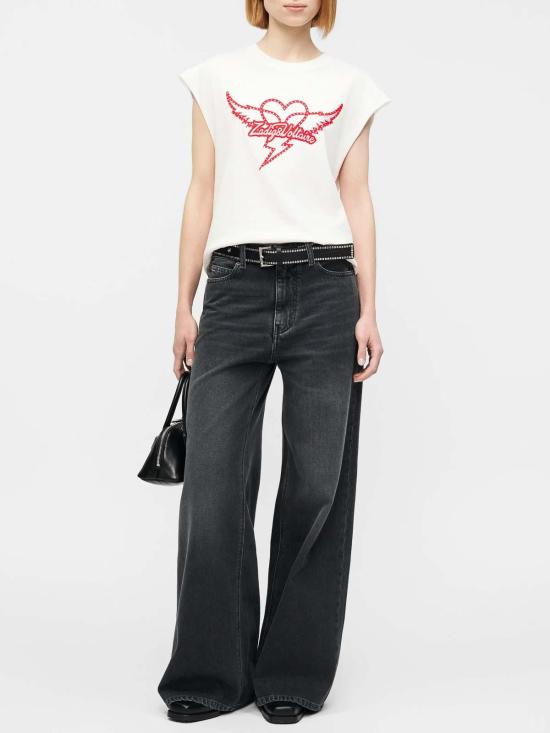 26SS 자딕앤볼테르 반팔 티셔츠 JWTT01280JUDO White - ZADIG & VOLTAIRE