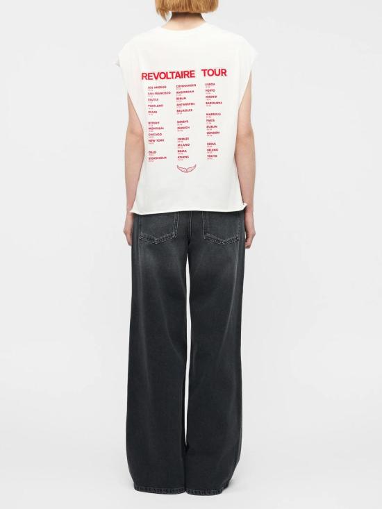 26SS 자딕앤볼테르 반팔 티셔츠 JWTT01280JUDO White - ZADIG & VOLTAIRE