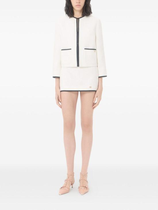26FW 발렌티노 가라바니 숏 스커트 BRAF90ACVCBJ White - VALENTINO GARAVANI