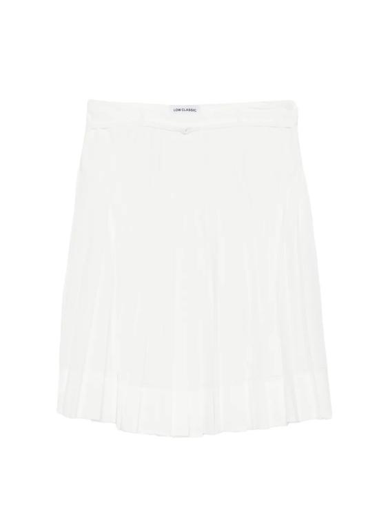 26SS 로우클래식 숏 스커트 LW265SK03WH WHITE