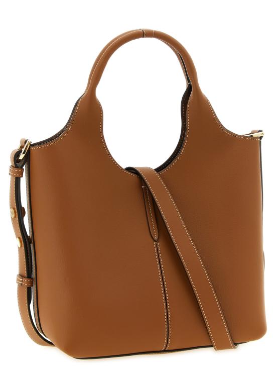 26FW 토즈 레더 미니 토트 쇼핑백 XBWEBRF0100UBL2L832L83 Brown - TODS
