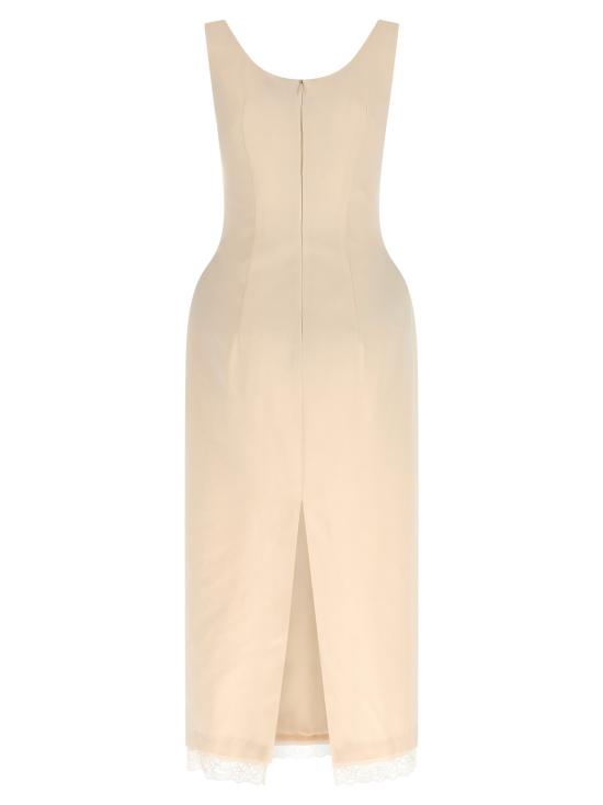 26FW 마그다뷰트림 롱 원피스 112726CREAM Beige - MAGDA BUTRYM