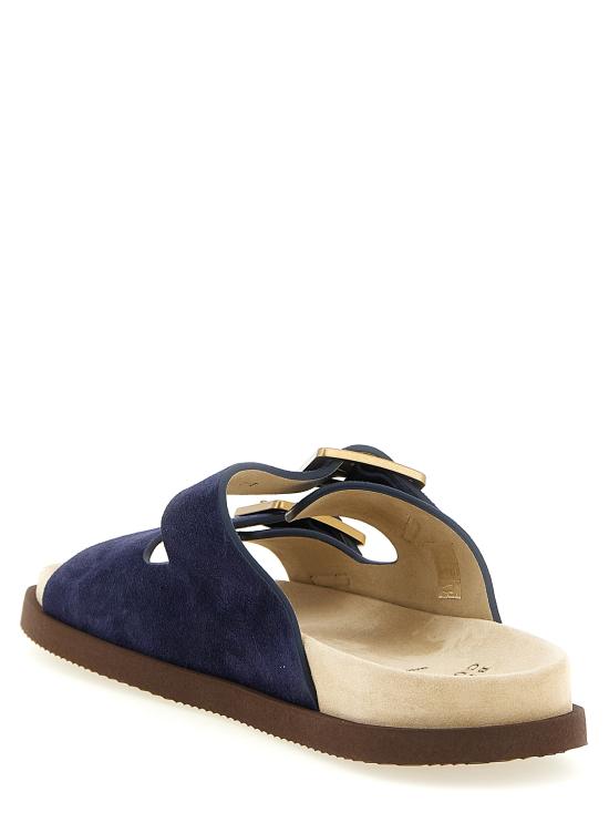 26FW 브루넬로 쿠치넬리 뮬/슬리퍼 MZUSOLY235CDB34 Blue - BRUNELLO CUCINELLI