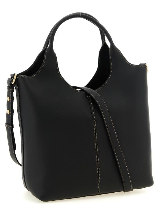 26FW 토즈 스몰 쇼핑백 XBWEBRF0200UBLB999B999 Black - TODS