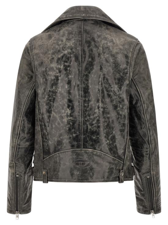 26FW 디젤 바이커 자켓 A228440CJCM9XX Gray - DIESEL