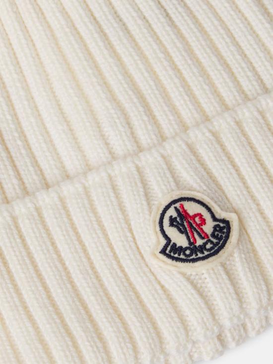 26FW [키즈] 몽클레어 모자 L2 954 3B000 07 M1131 030 WHITE - MONCLER