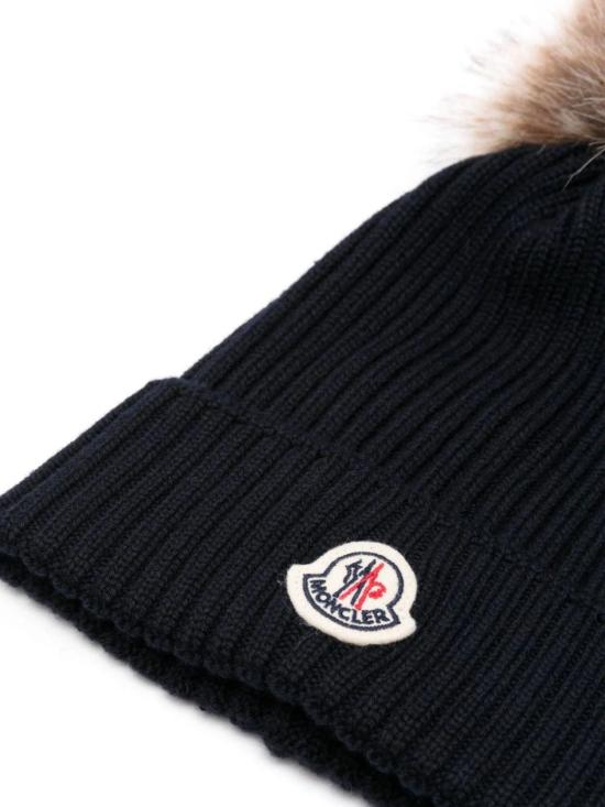 26FW [키즈] 몽클레어 모자 L2 954 3B000 07 A9327 742 NAVY - MONCLER