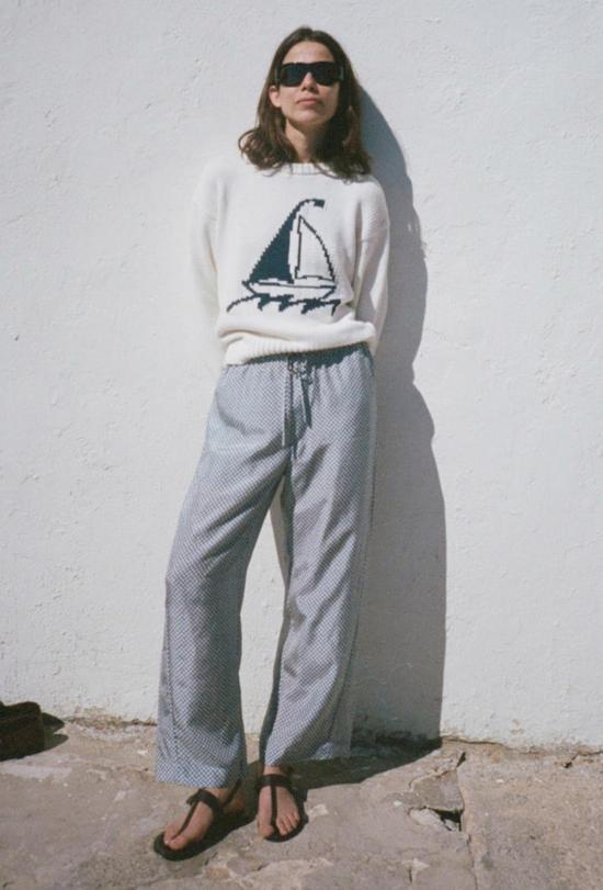  차오 루시아 스웨터 Ciao Lucia Josette 풀오버 탑 아이보리 - CIAO LUCIA