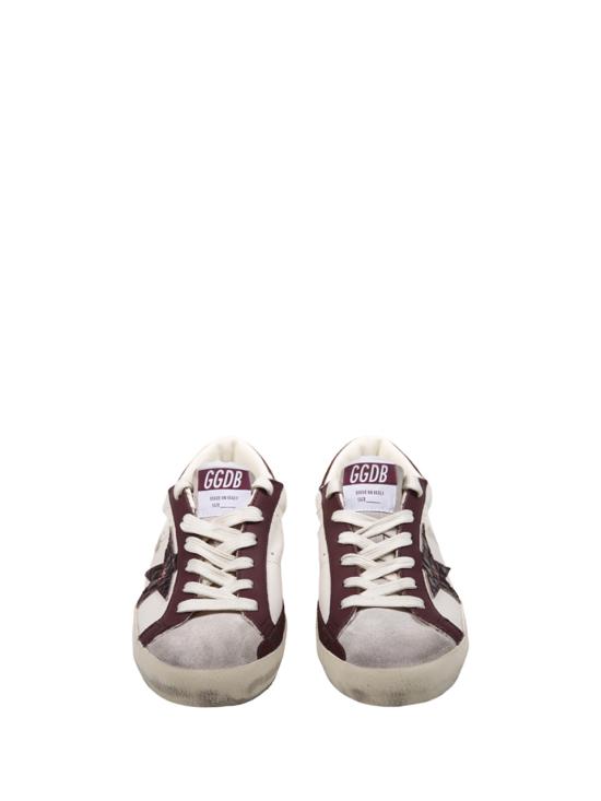 26FW 골든구스 스니커즈 GWF01002 F008761 15993 BUTTER BEIGE BURGUNDY - GOLDEN GOOSE