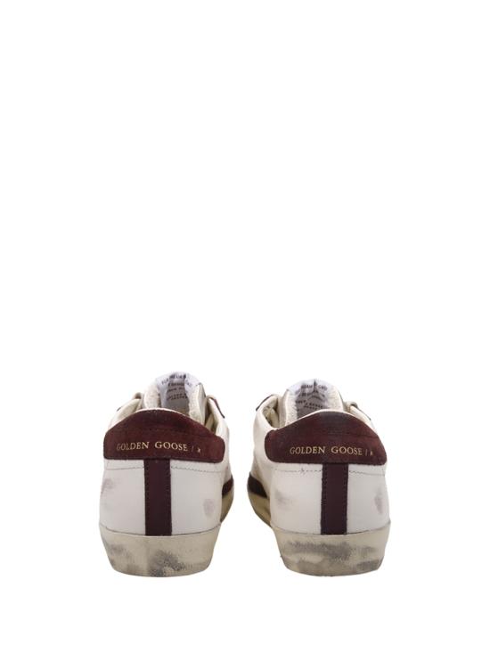 26FW 골든구스 스니커즈 GWF01002 F008761 15993 BUTTER BEIGE BURGUNDY - GOLDEN GOOSE