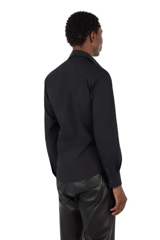  PEARLED IVORY 탑 진주 장식 아이보리 디너 셔츠 - OTHER BRANDS