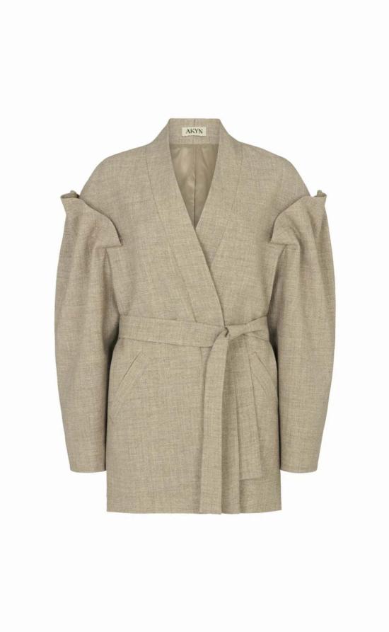26SS AKYN 자켓 아킨 그레이시 스테이트먼트 랩 재킷 언다이드 그레이 - OTHER BRANDS