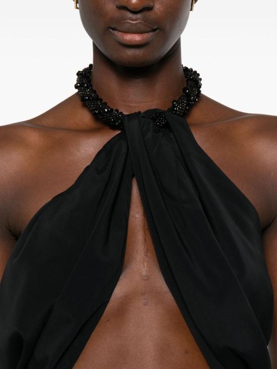 26SS 아멘쿠튀르 민소매 티셔츠 AMW25201 999 Black - AMEN COUTURE