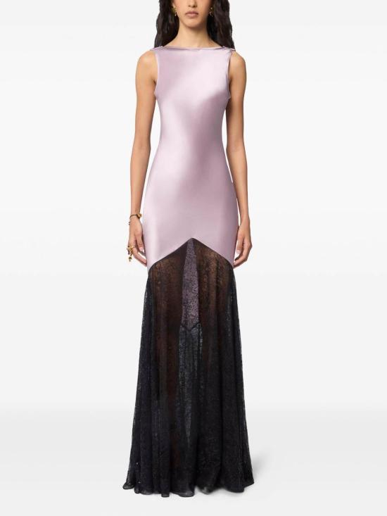 26SS 니나리찌 롱 원피스 26PCRO067SE1415U2671 Metallic - NINA RICCI