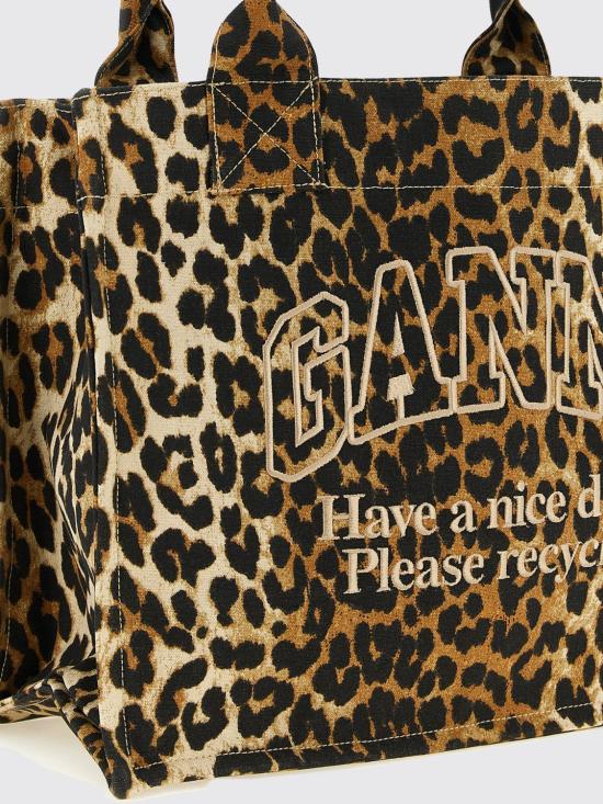 26FW 가니 라지 캔버스 토트백 A7179 943 Multicolor - GANNI