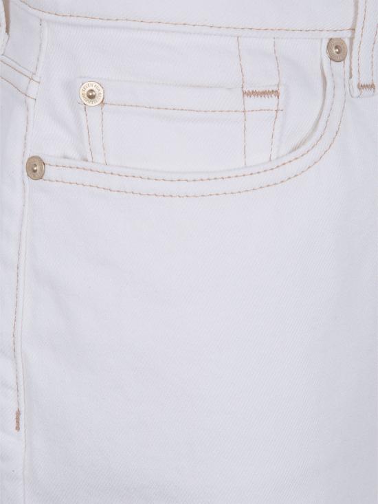 26SS 세븐포올맨카인드 데님 숏팬츠 7U900D52 MKY White - 7 FOR ALL MANKIND