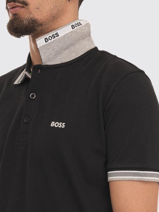 26SS 보스 폴로 티셔츠 50469055 001 Black 1 - BOSS