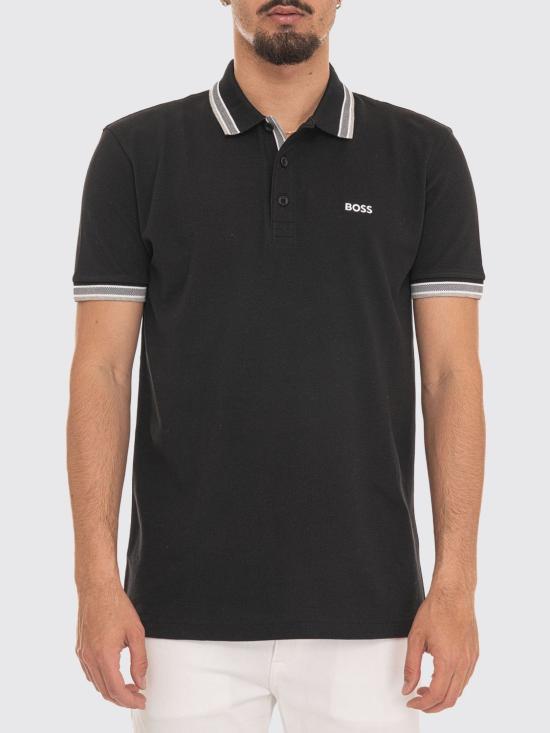 26SS 보스 폴로 티셔츠 50469055 001 Black 1