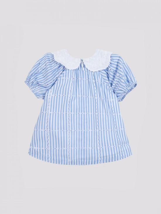 26SS [키즈] 타티네쇼콜라 블라우스 CC30031 43 Gnawed Blue - TARTINE ET CHOCOLAT