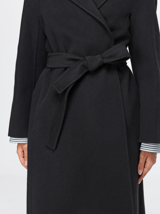26FW 에스막스마라 에스막스마라 에스투리아 벨티드 울 코트 2629016101600 013 Black - 'S MAX MARA