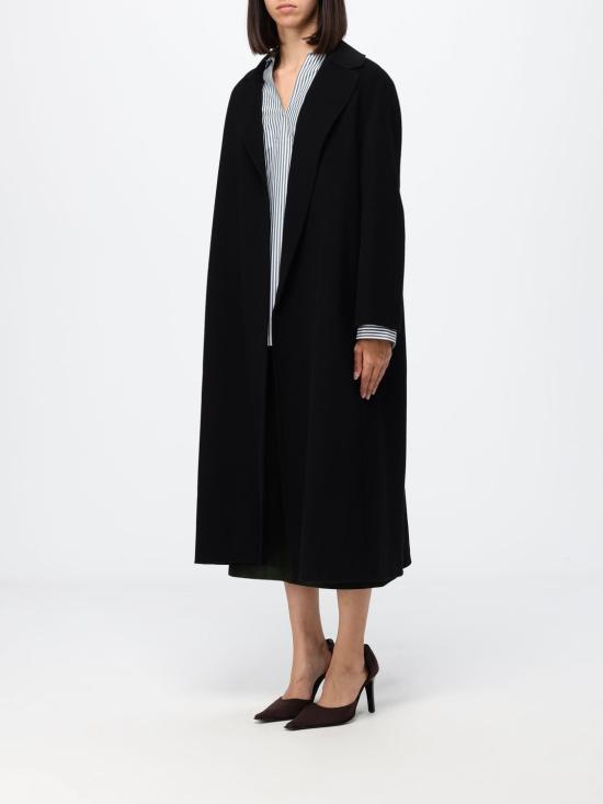 26FW 에스막스마라 에스막스마라 에스투리아 벨티드 울 코트 2629016101600 013 Black - 'S MAX MARA