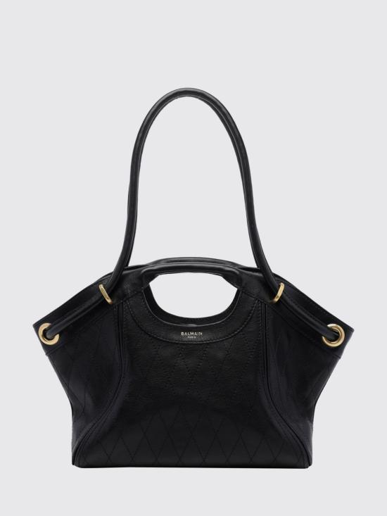 26FW 발망 토트백 HN1FD076LSP6 0PA Black